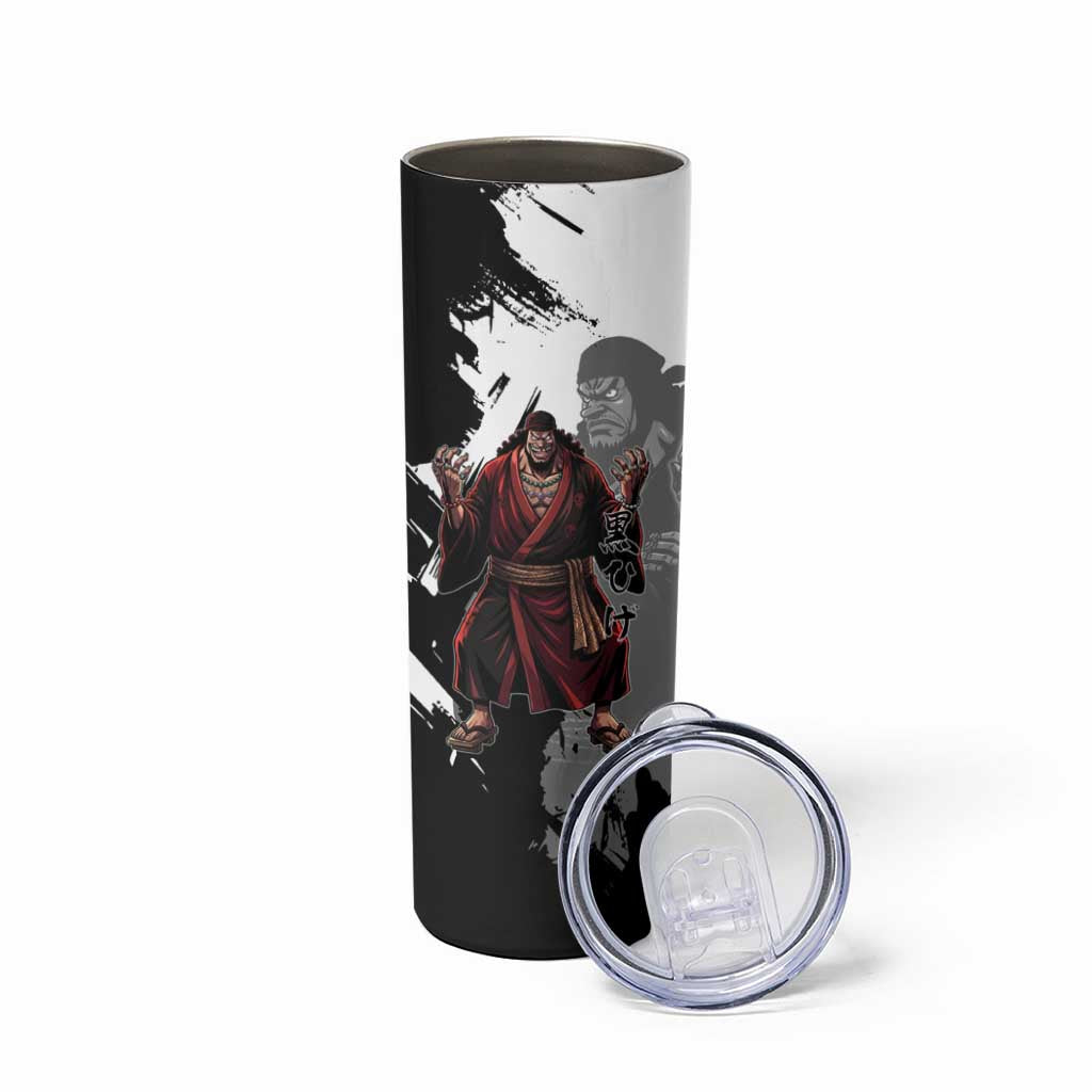 One Piece Blackbeard Skinny Tumbler Dark Emperor Ink Splash Graphic