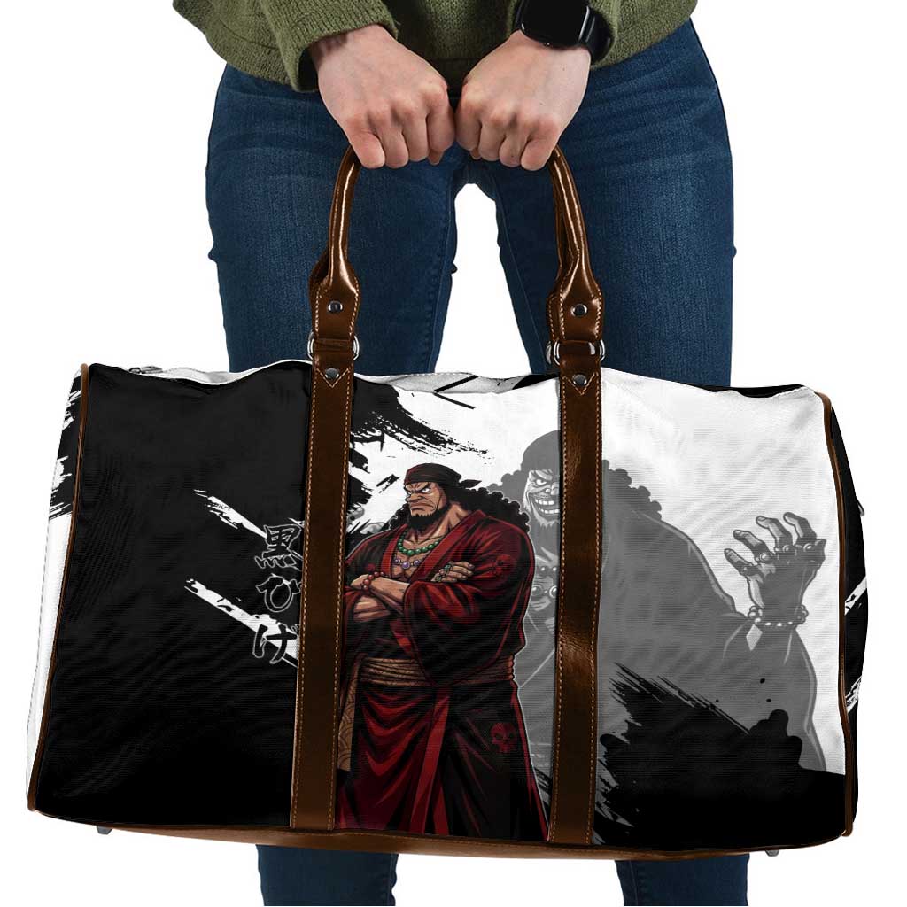 One Piece Blackbeard Travel Bag Dark Emperor Ink Splash Graphic