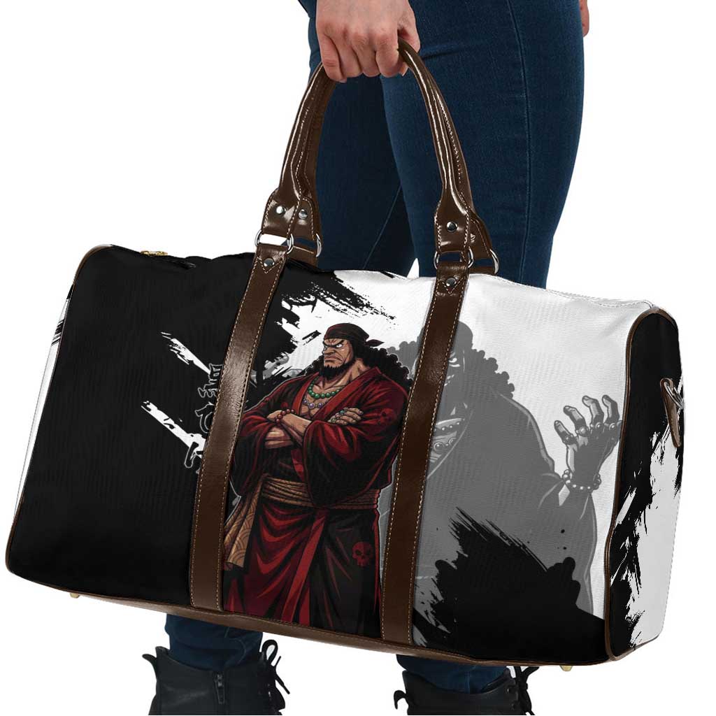 One Piece Blackbeard Travel Bag Dark Emperor Ink Splash Graphic