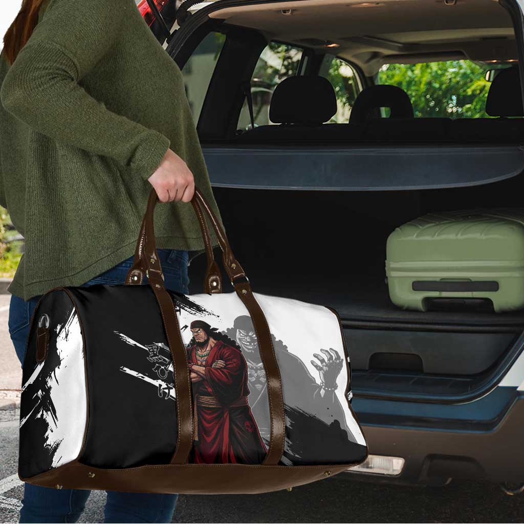 One Piece Blackbeard Travel Bag Dark Emperor Ink Splash Graphic