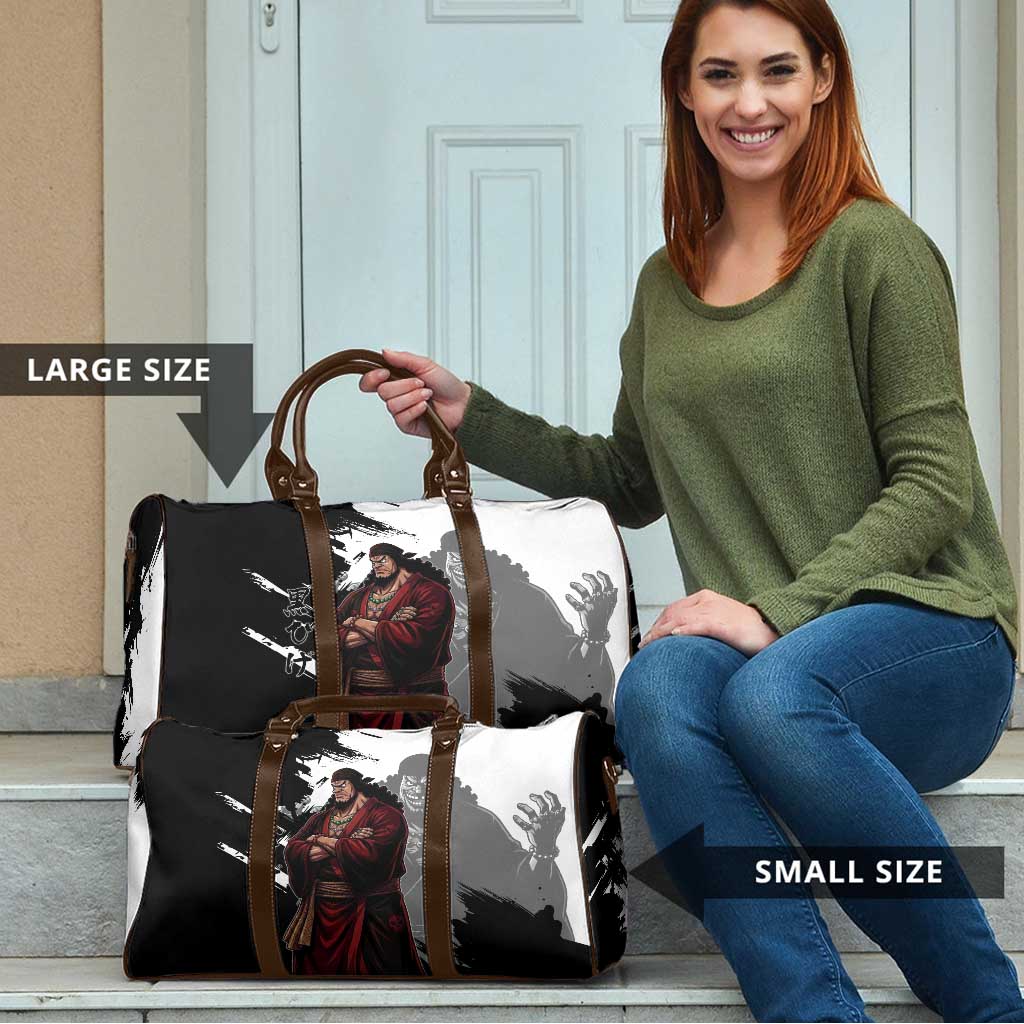 One Piece Blackbeard Travel Bag Dark Emperor Ink Splash Graphic