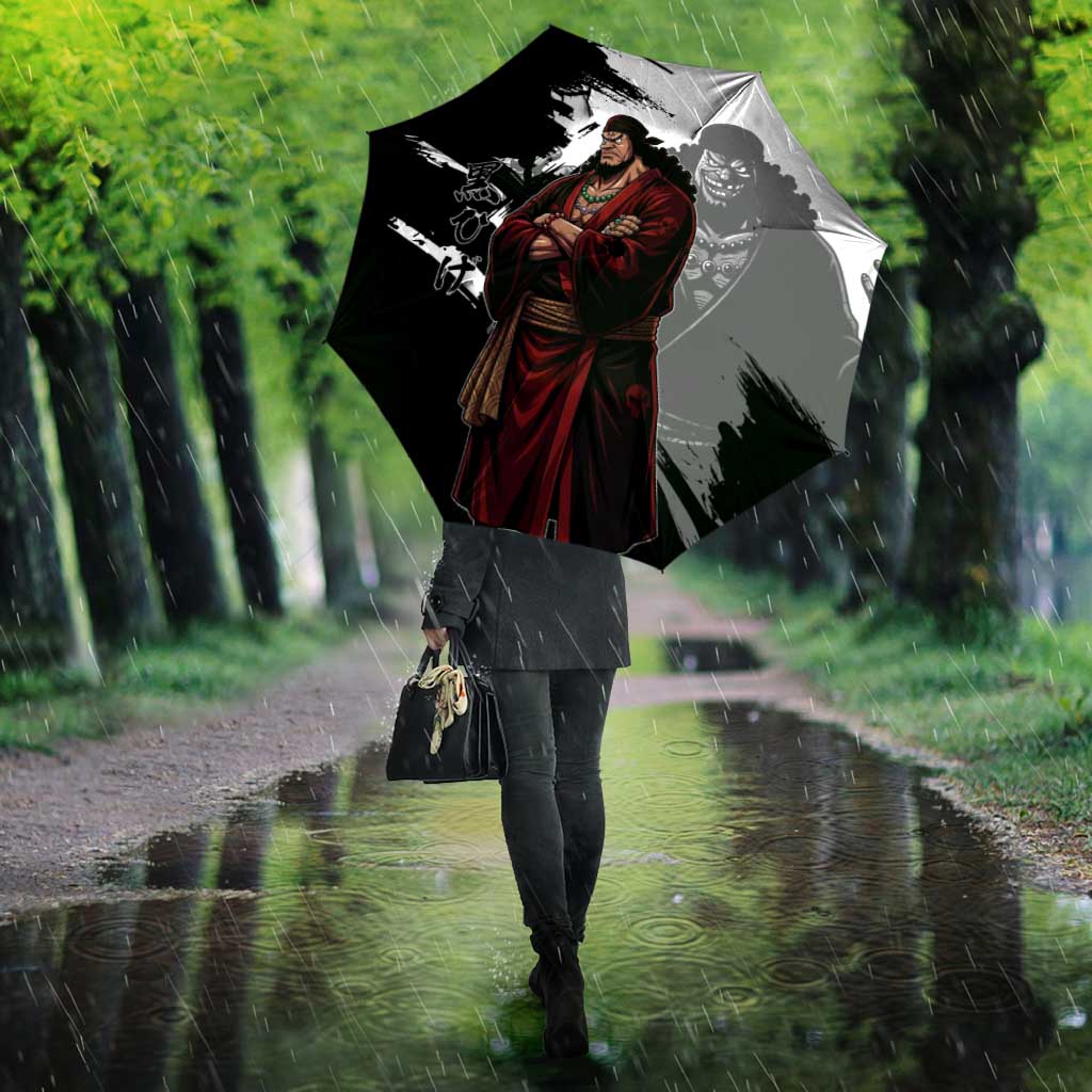 One Piece Blackbeard Umbrella Dark Emperor Ink Splash Graphic