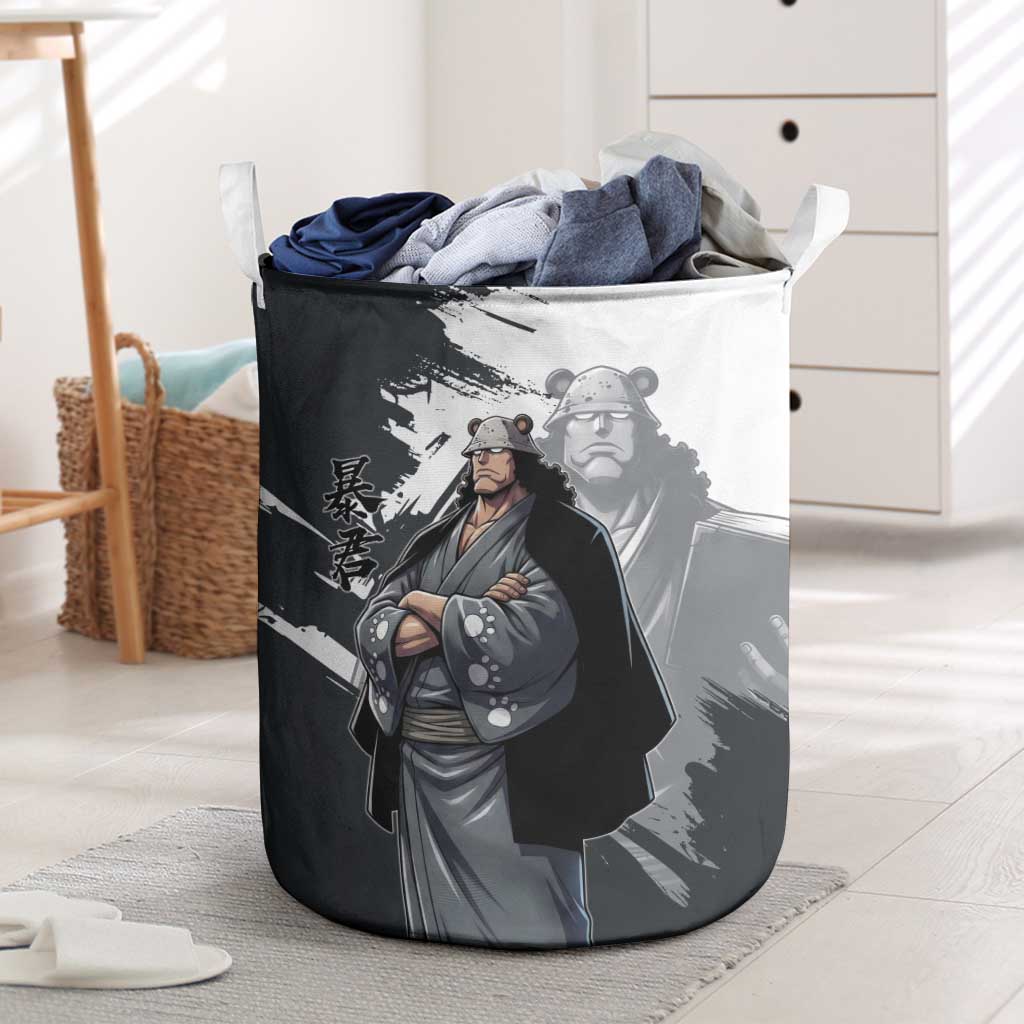 Bartholomew Kuma One Piece Laundry Basket Revolutionary Ink Wash Anime