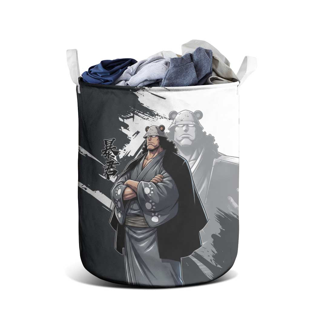 Bartholomew Kuma One Piece Laundry Basket Revolutionary Ink Wash Anime