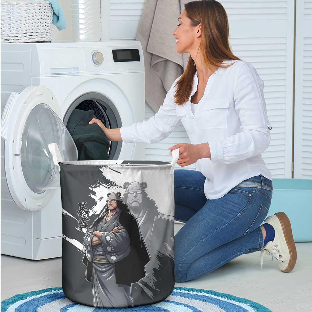 Bartholomew Kuma One Piece Laundry Basket Revolutionary Ink Wash Anime