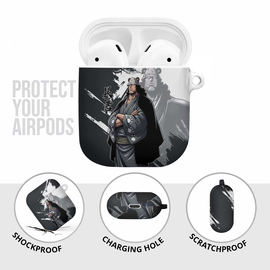 Bartholomew Kuma One Piece AirPods Case Revolutionary Ink Wash Anime