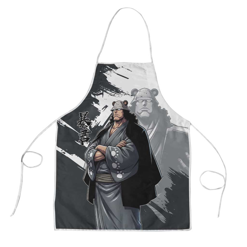 Bartholomew Kuma One Piece Apron Revolutionary Ink Wash Anime