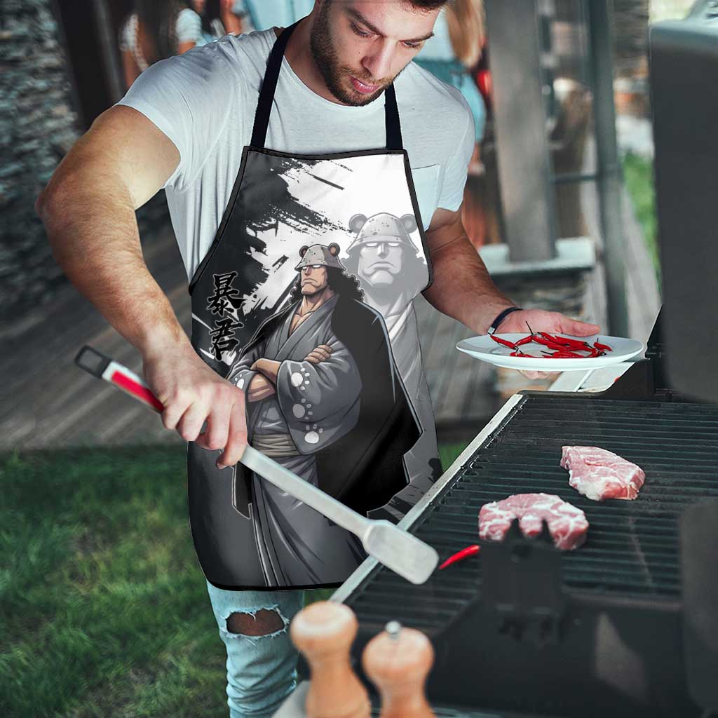 Bartholomew Kuma One Piece Apron Revolutionary Ink Wash Anime