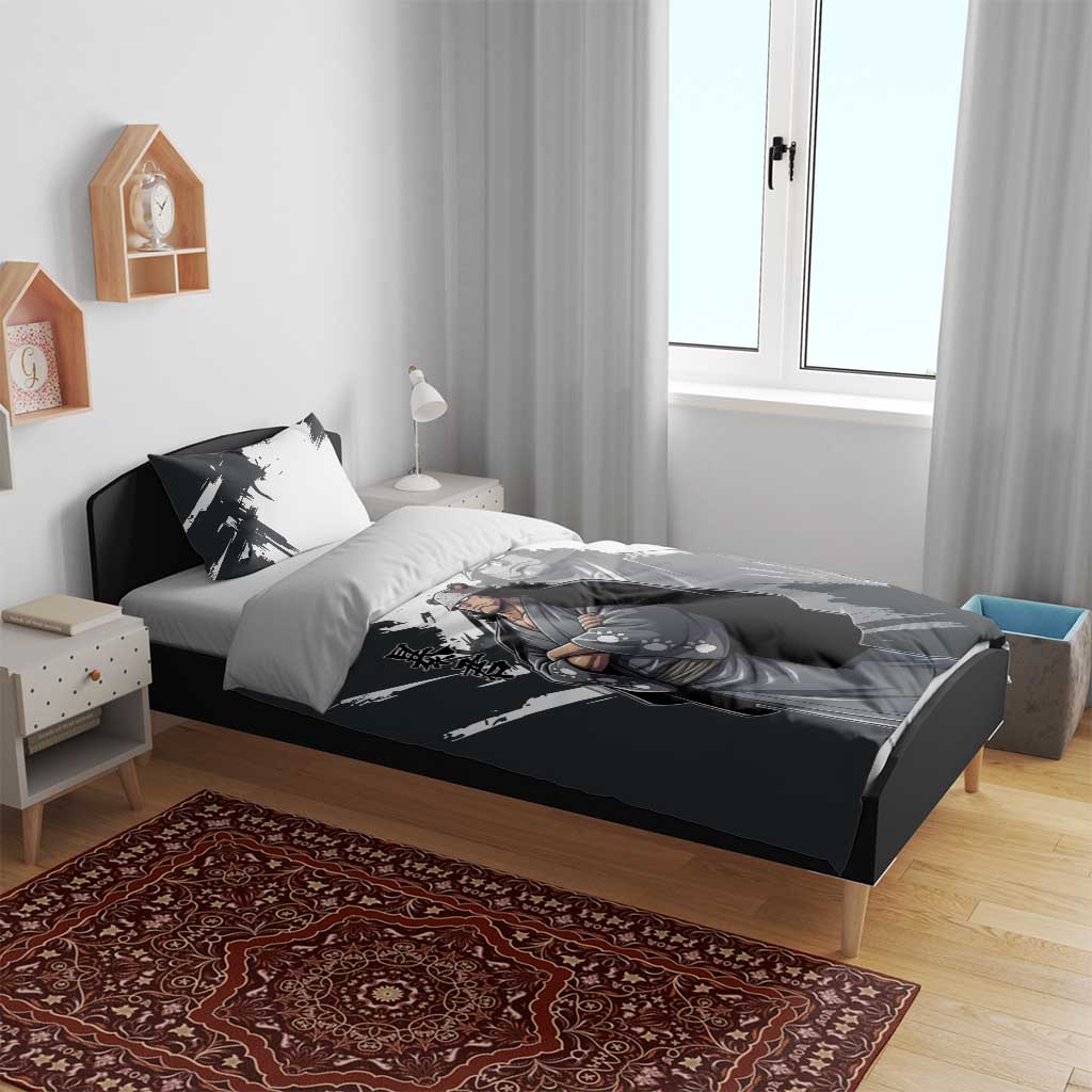 Bartholomew Kuma One Piece Bedding Set Revolutionary Ink Wash Anime