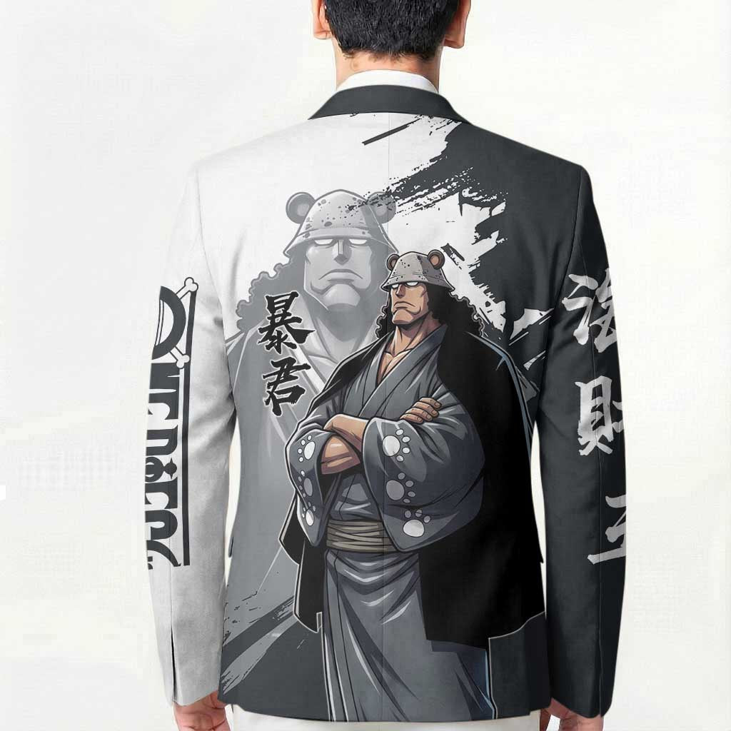 Bartholomew Kuma One Piece Blazer Revolutionary Ink Wash Anime
