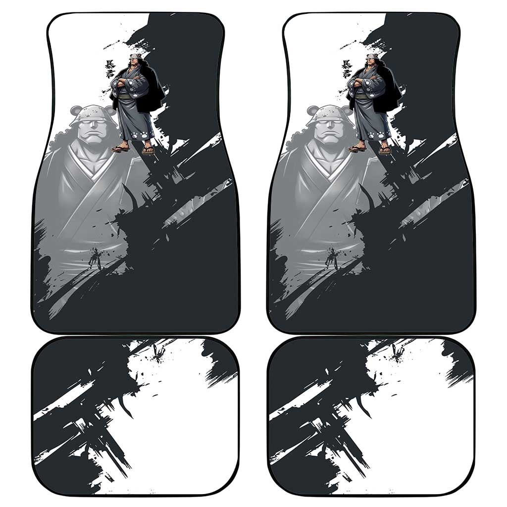 Bartholomew Kuma One Piece Car Mats Revolutionary Ink Wash Anime