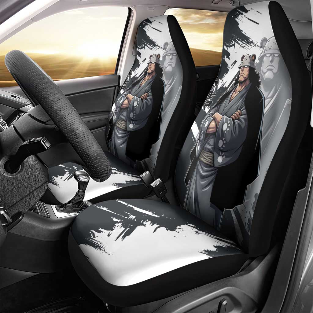 Bartholomew Kuma One Piece Car Seat Cover Revolutionary Ink Wash Anime