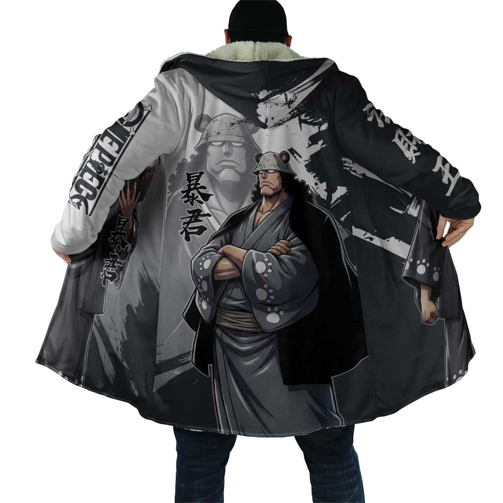 Bartholomew Kuma One Piece Cloak Revolutionary Ink Wash Anime