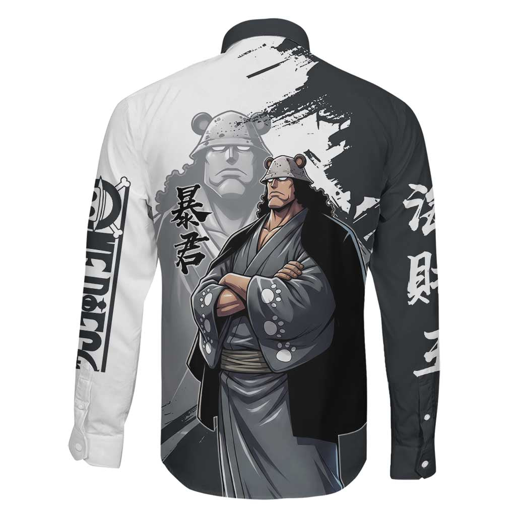 Bartholomew Kuma One Piece Family Matching Mermaid Dress and Hawaiian Shirt Revolutionary Ink Wash Anime