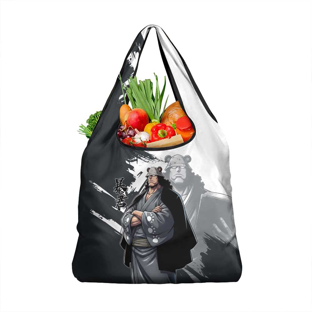 Bartholomew Kuma One Piece Grocery Bag Revolutionary Ink Wash Anime