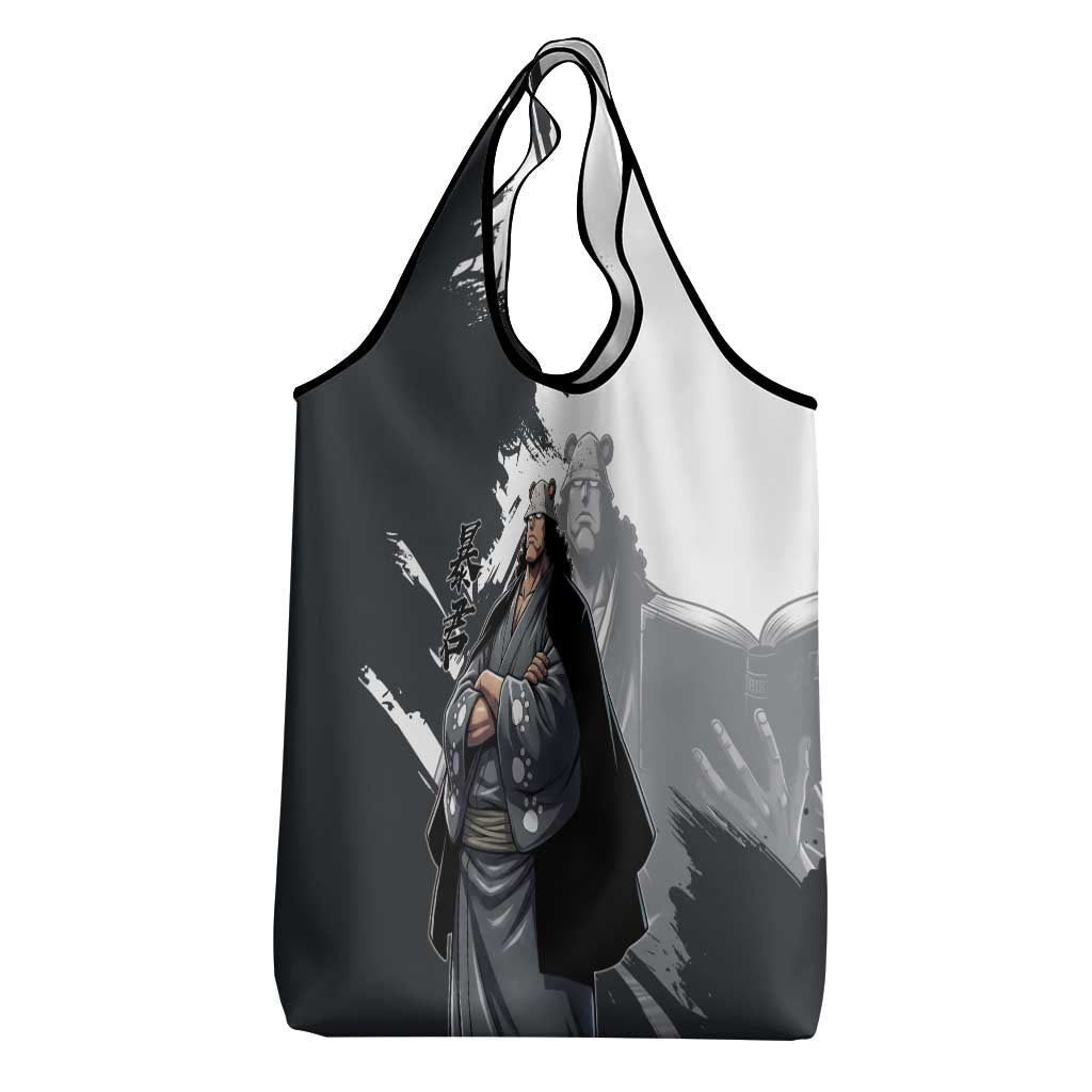 Bartholomew Kuma One Piece Grocery Bag Revolutionary Ink Wash Anime