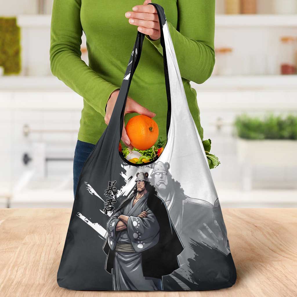Bartholomew Kuma One Piece Grocery Bag Revolutionary Ink Wash Anime