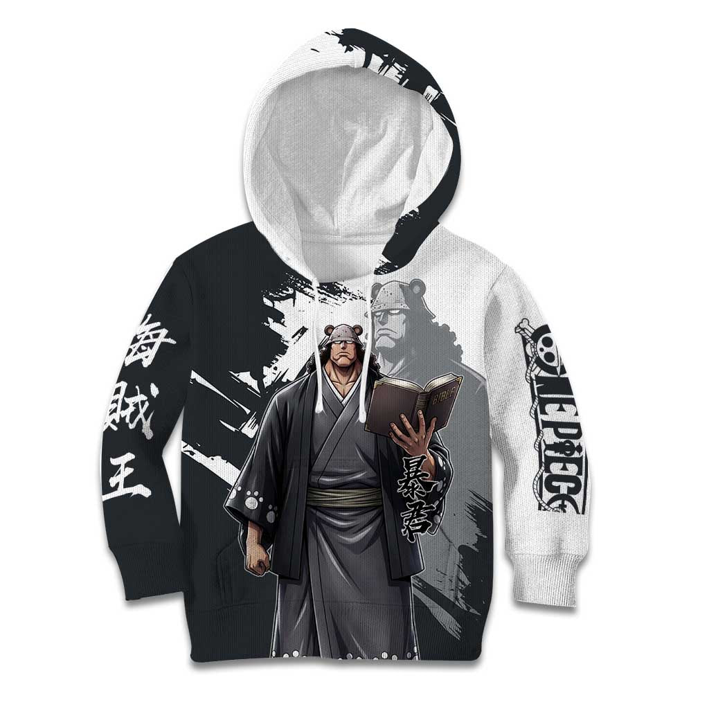 Bartholomew Kuma One Piece Kid Hoodie Revolutionary Ink Wash Anime