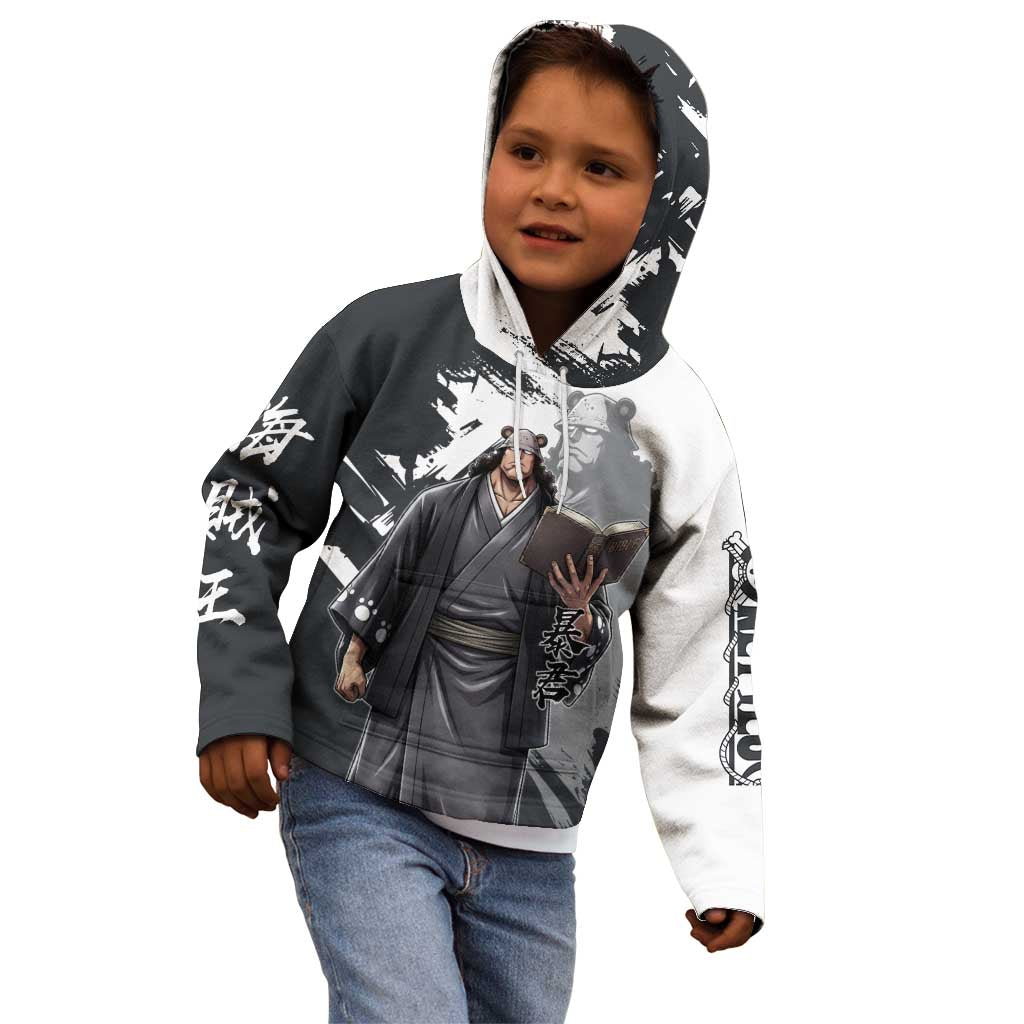 Bartholomew Kuma One Piece Kid Hoodie Revolutionary Ink Wash Anime