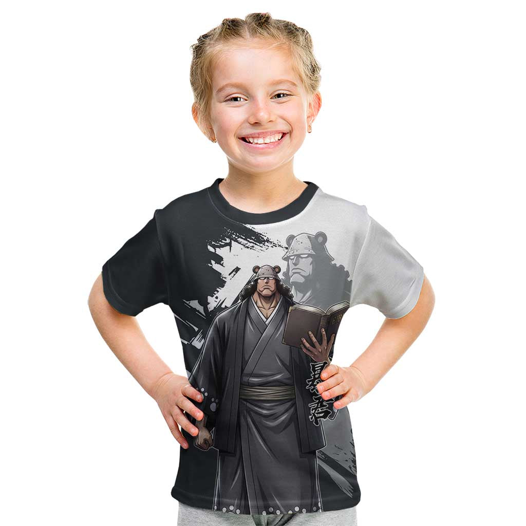 Bartholomew Kuma One Piece Kid T Shirt Revolutionary Ink Wash Anime