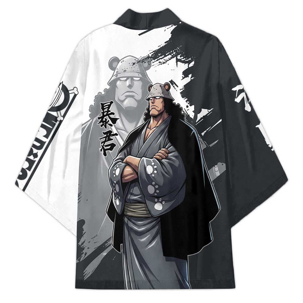 Bartholomew Kuma One Piece Kimono Revolutionary Ink Wash Anime