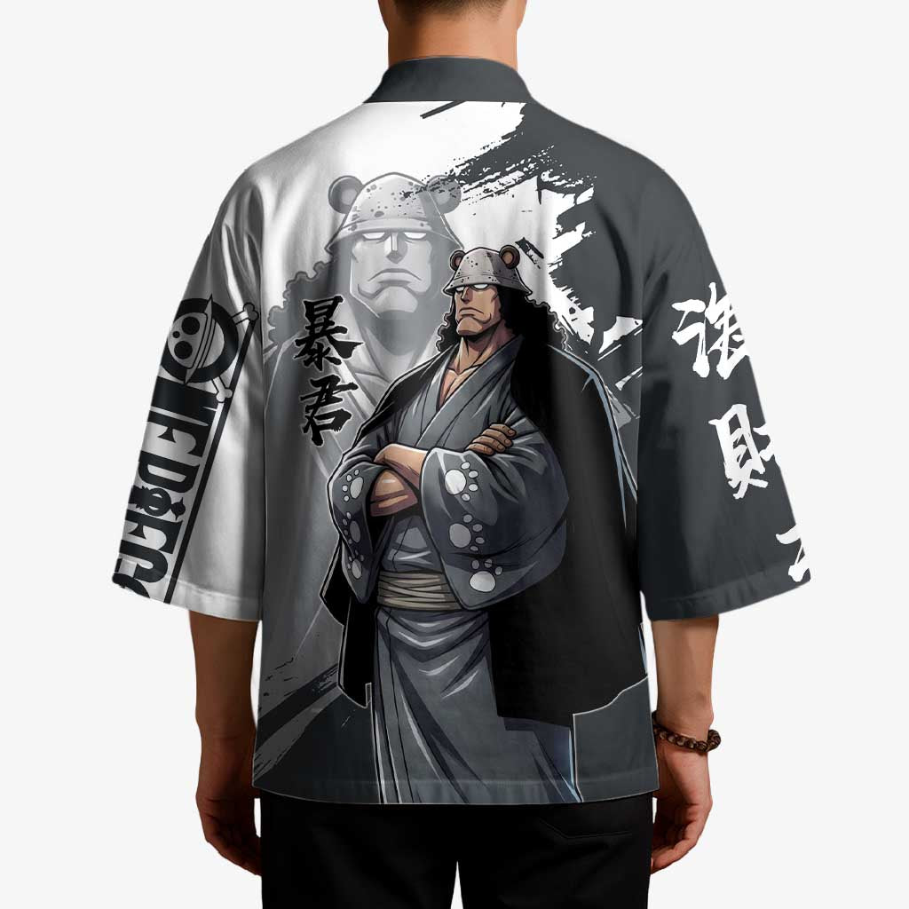 Bartholomew Kuma One Piece Kimono Revolutionary Ink Wash Anime