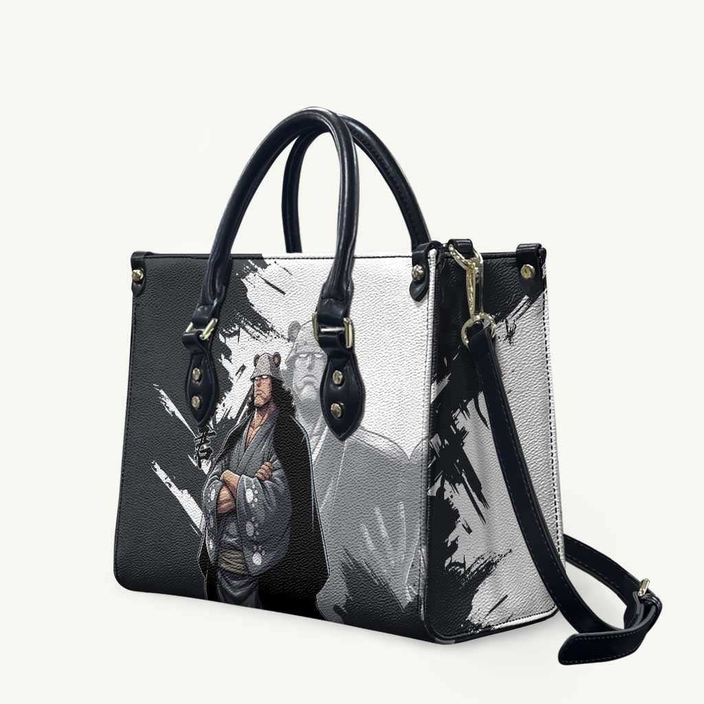 Bartholomew Kuma One Piece Leather Bag Revolutionary Ink Wash Anime