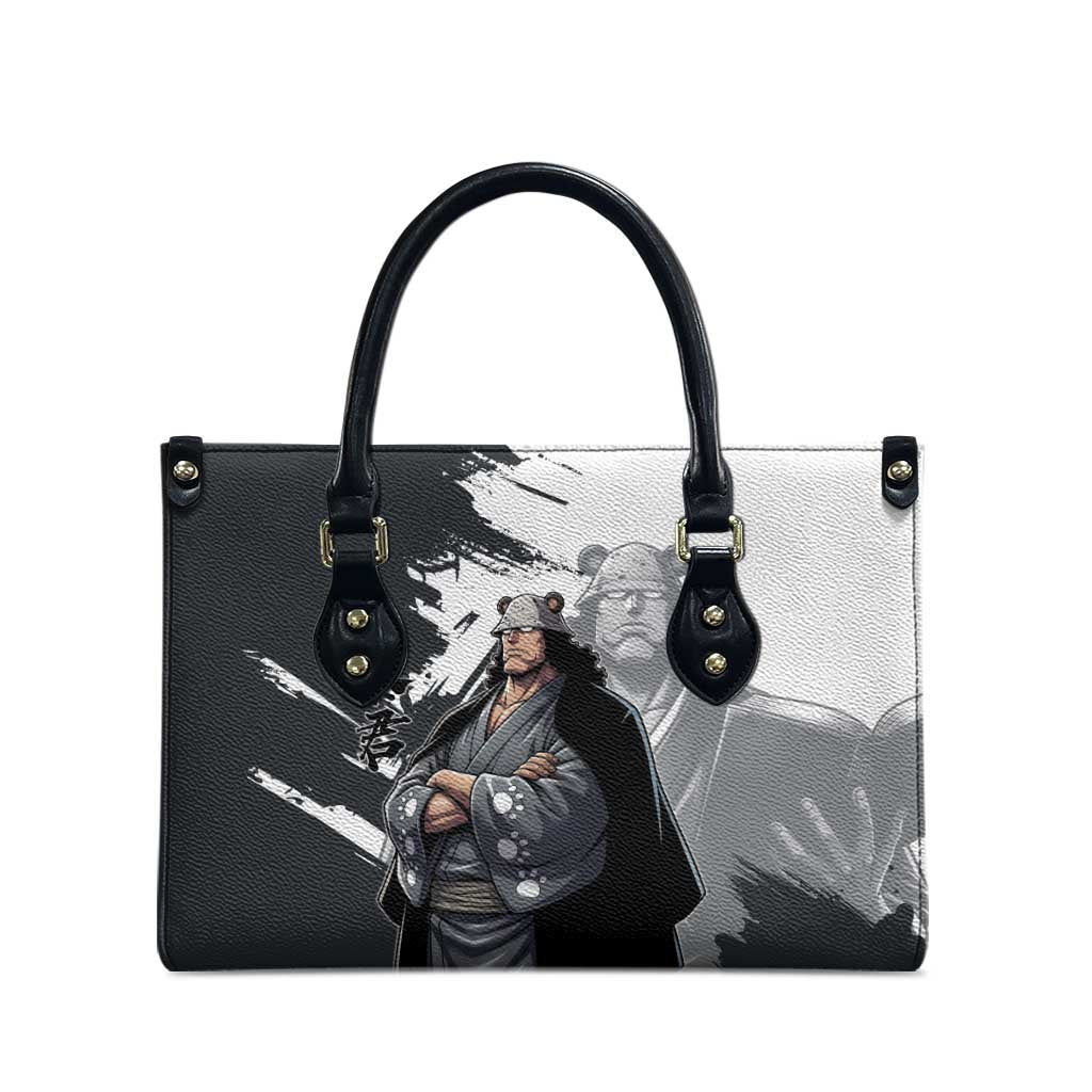 Bartholomew Kuma One Piece Leather Bag Revolutionary Ink Wash Anime