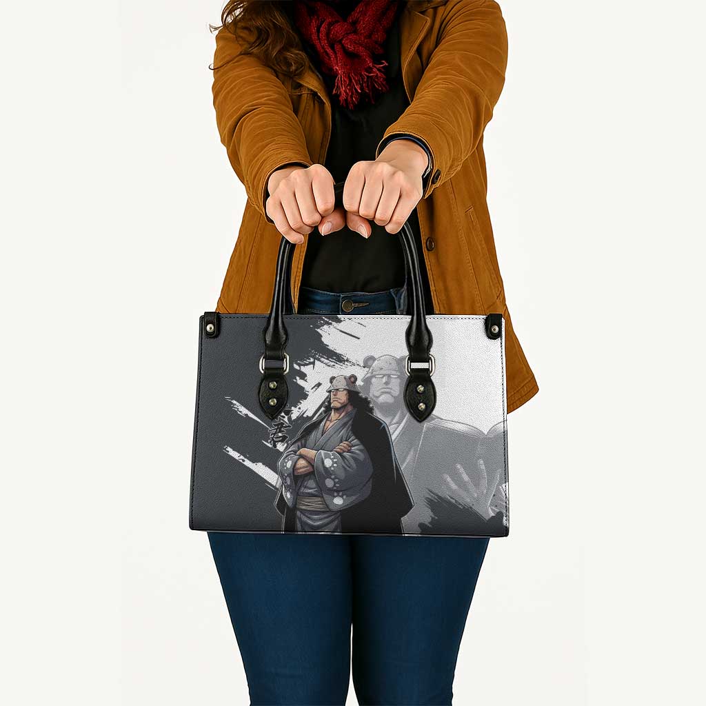 Bartholomew Kuma One Piece Leather Bag Revolutionary Ink Wash Anime