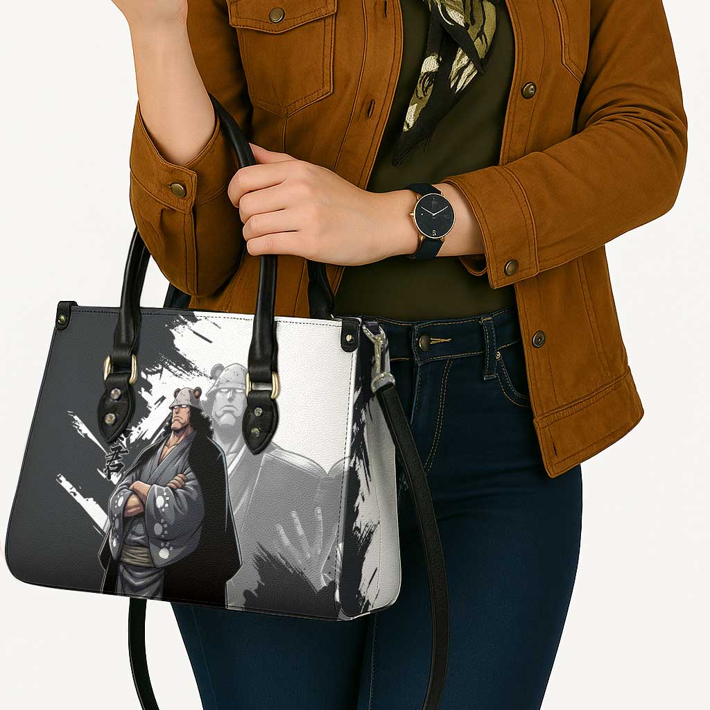 Bartholomew Kuma One Piece Leather Bag Revolutionary Ink Wash Anime