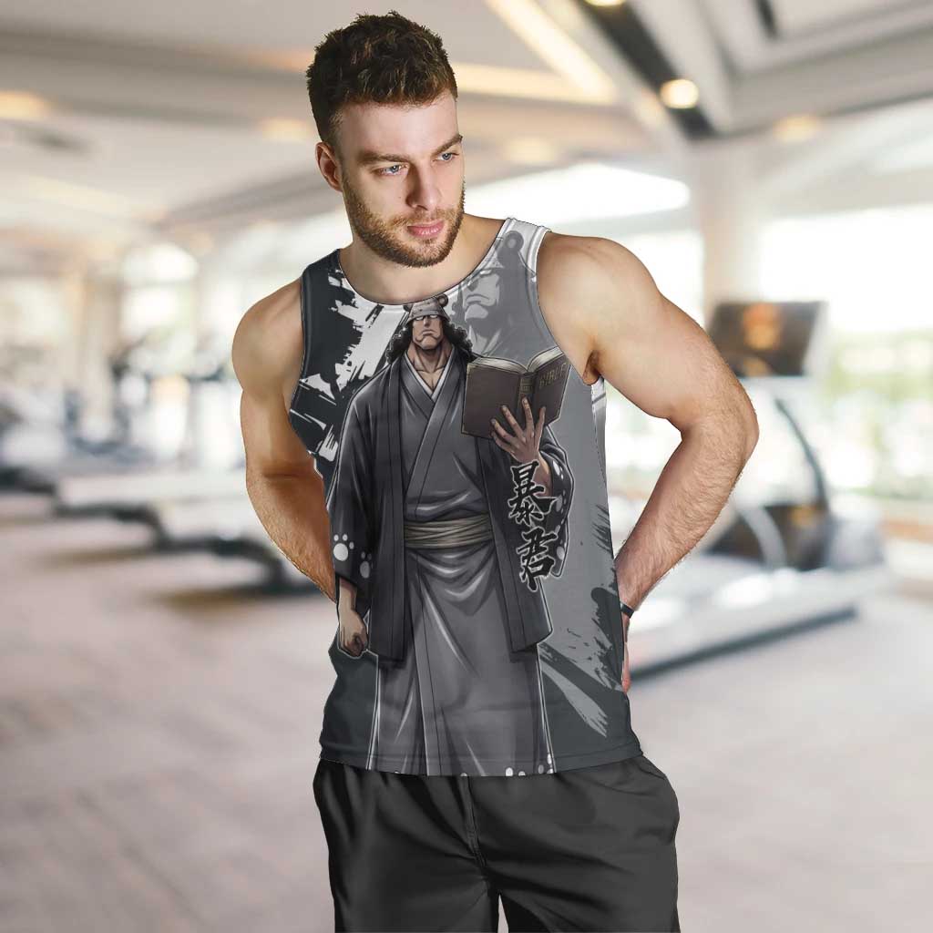 Bartholomew Kuma One Piece Men Tank Top Revolutionary Ink Wash Anime