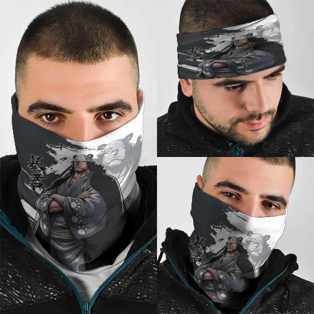 Bartholomew Kuma One Piece Neck Gaiter Revolutionary Ink Wash Anime
