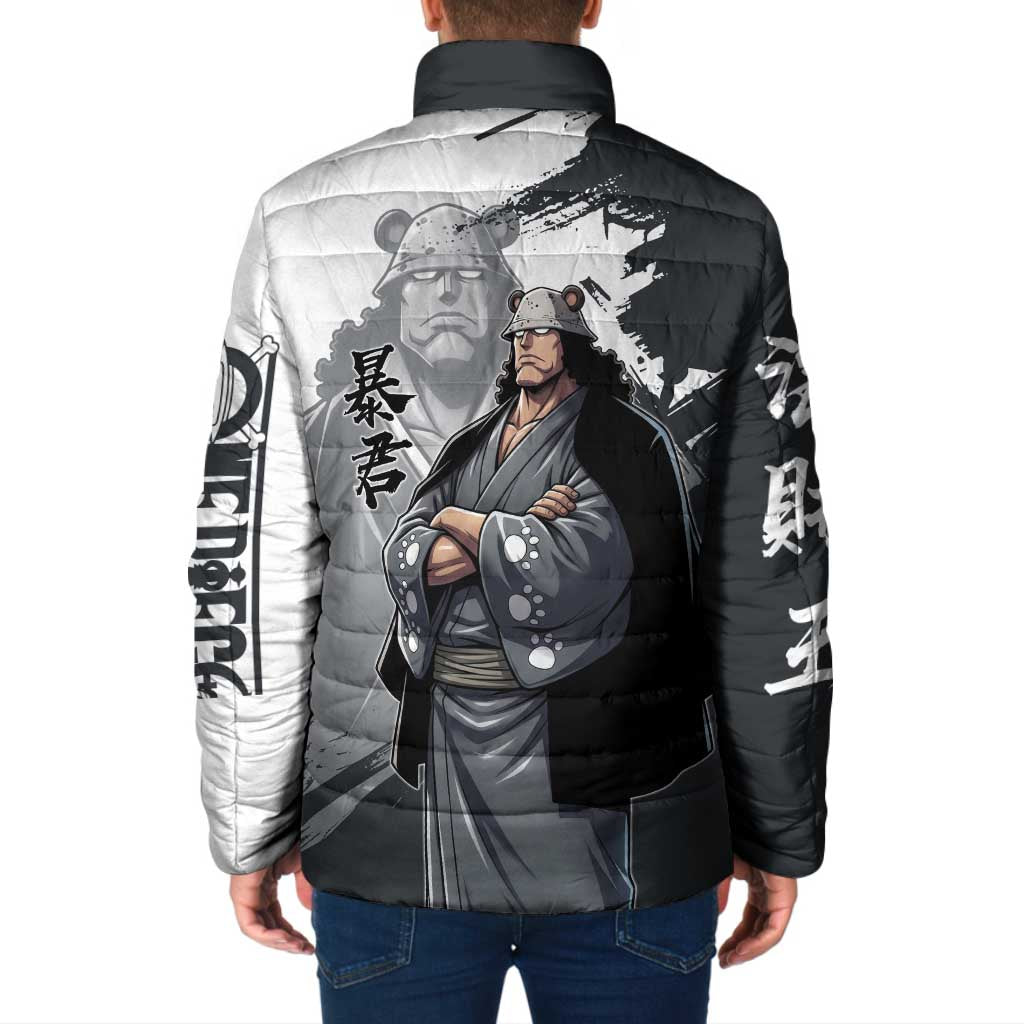 Bartholomew Kuma One Piece Padded Jacket Revolutionary Ink Wash Anime