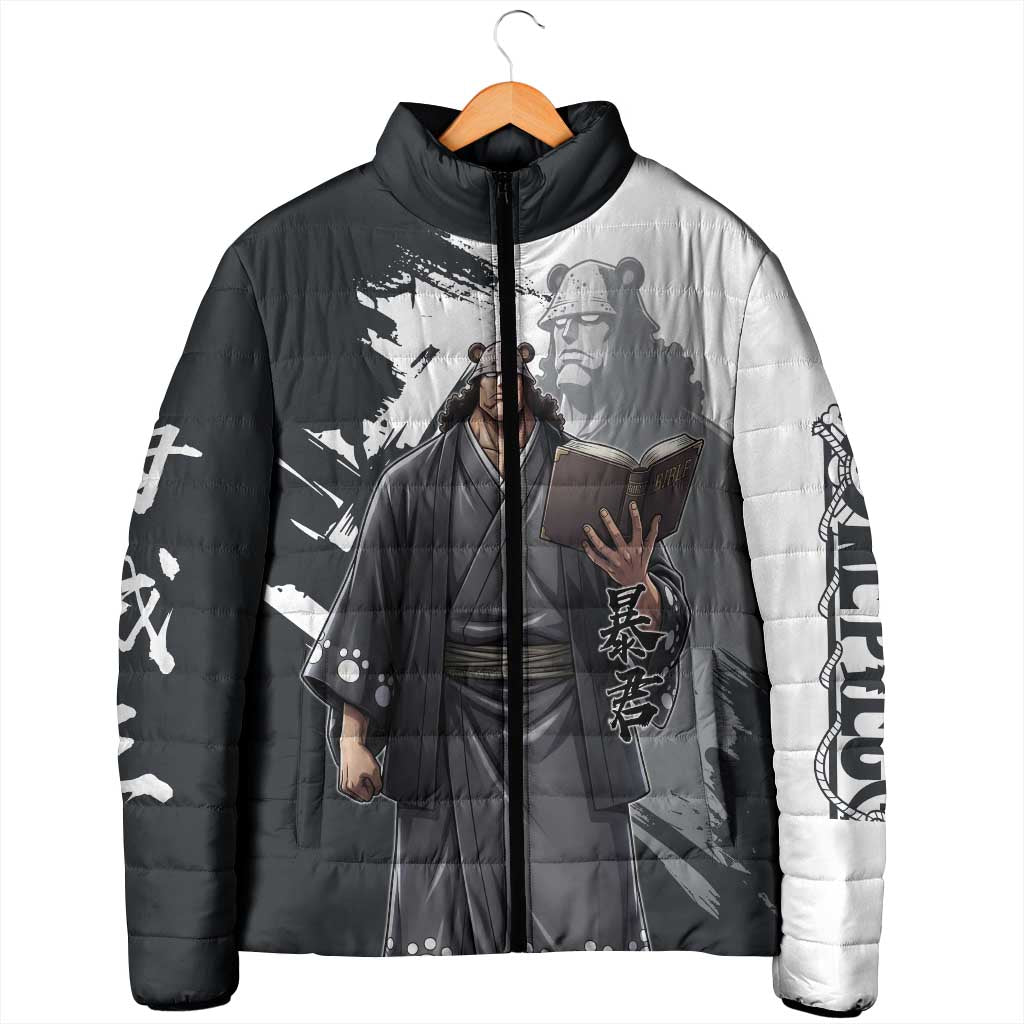 Bartholomew Kuma One Piece Padded Jacket Revolutionary Ink Wash Anime
