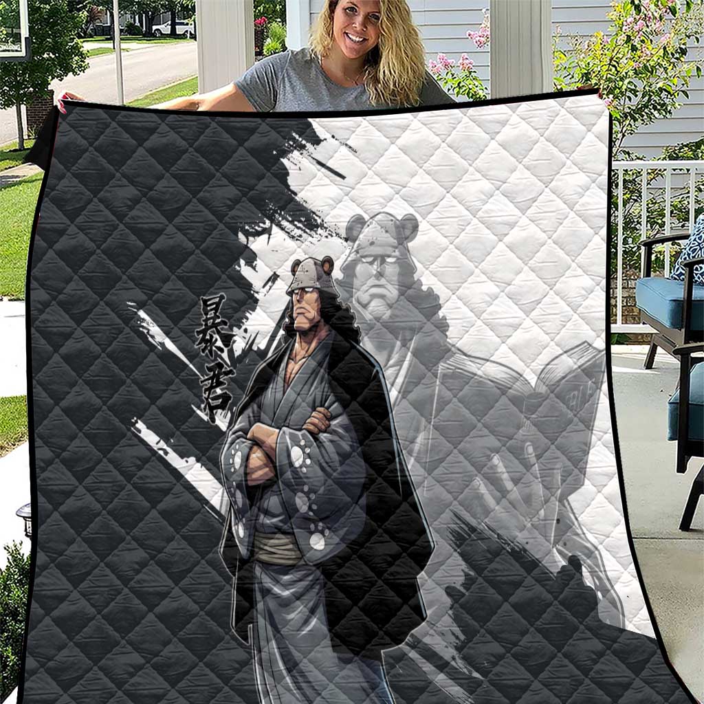 Bartholomew Kuma One Piece Quilt Revolutionary Ink Wash Anime