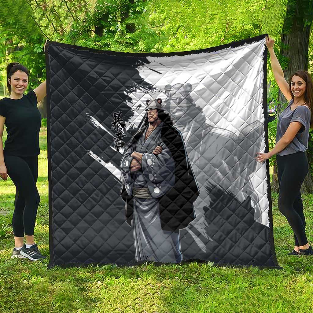 Bartholomew Kuma One Piece Quilt Revolutionary Ink Wash Anime
