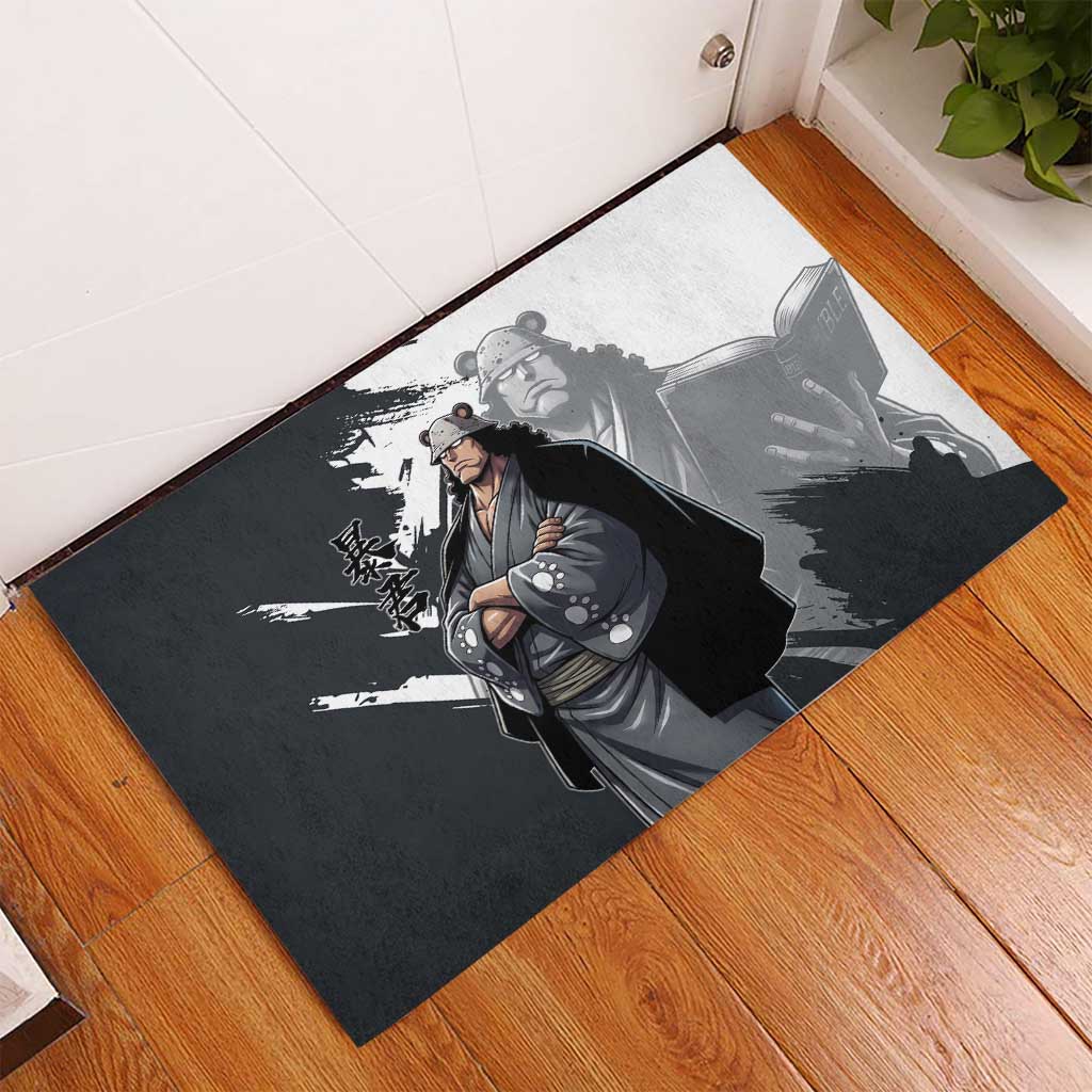 Bartholomew Kuma One Piece Rubber Doormat Revolutionary Ink Wash Anime