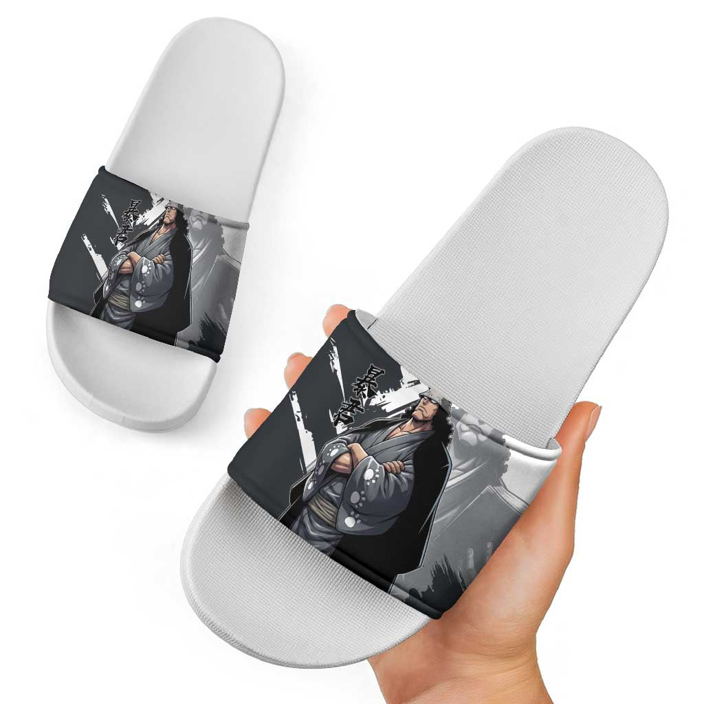 Bartholomew Kuma One Piece Slide Sandals Revolutionary Ink Wash Anime