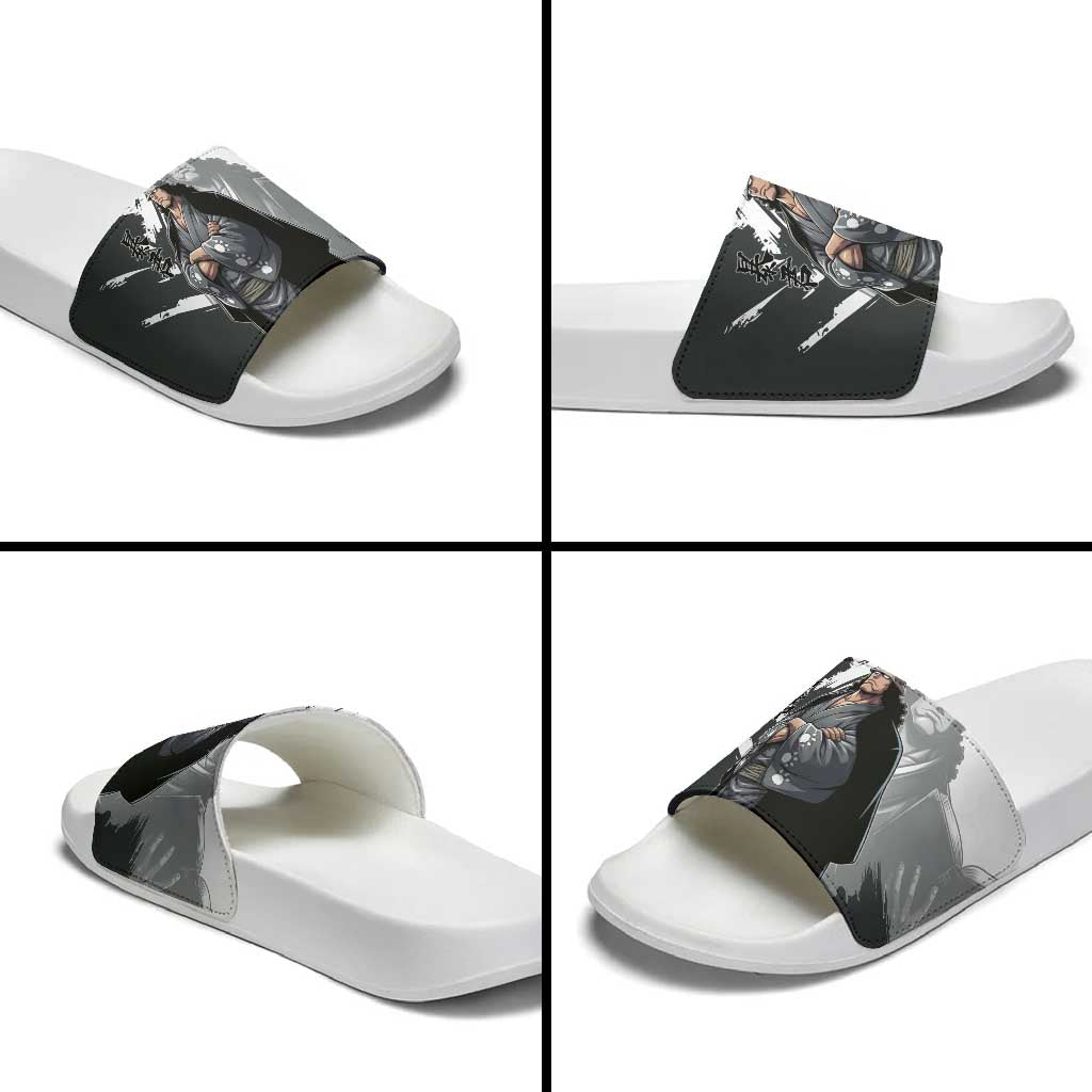 Bartholomew Kuma One Piece Slide Sandals Revolutionary Ink Wash Anime