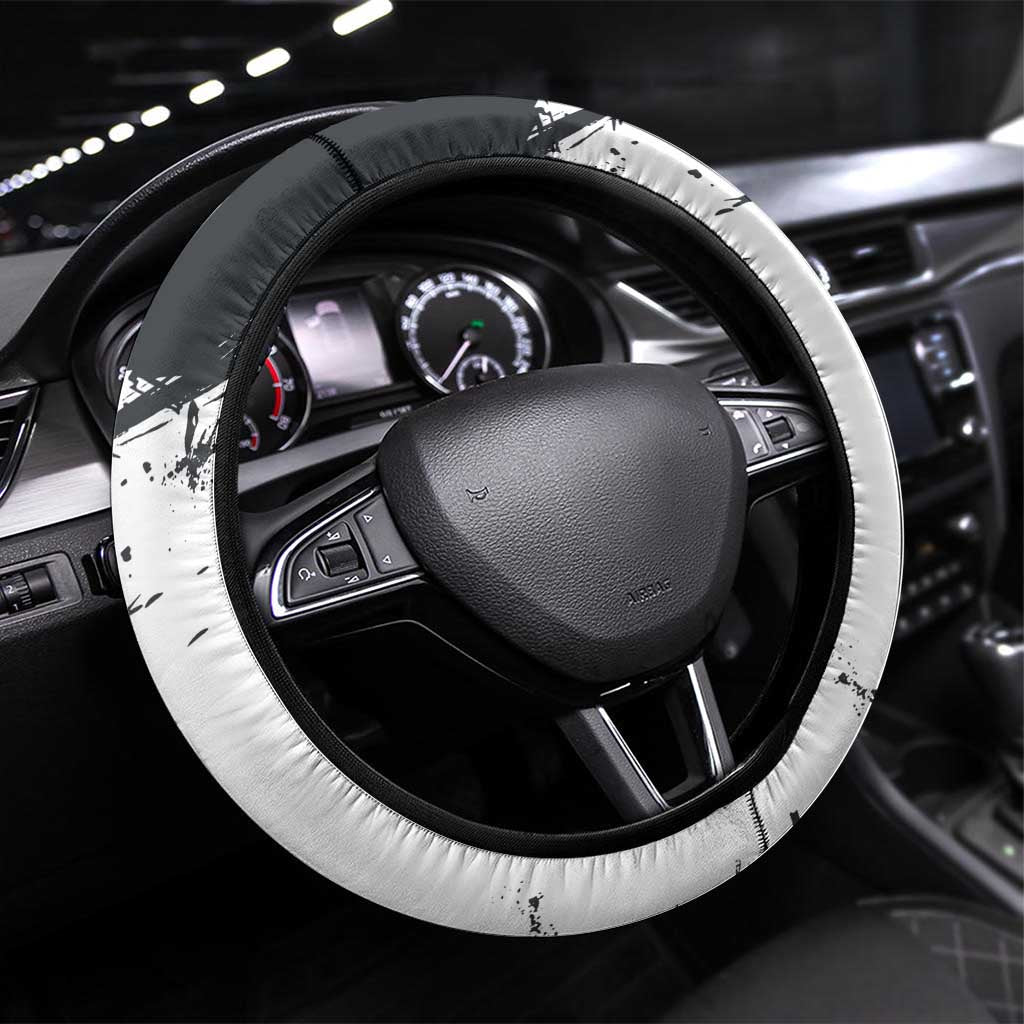 Bartholomew Kuma One Piece Steering Wheel Cover Revolutionary Ink Wash Anime
