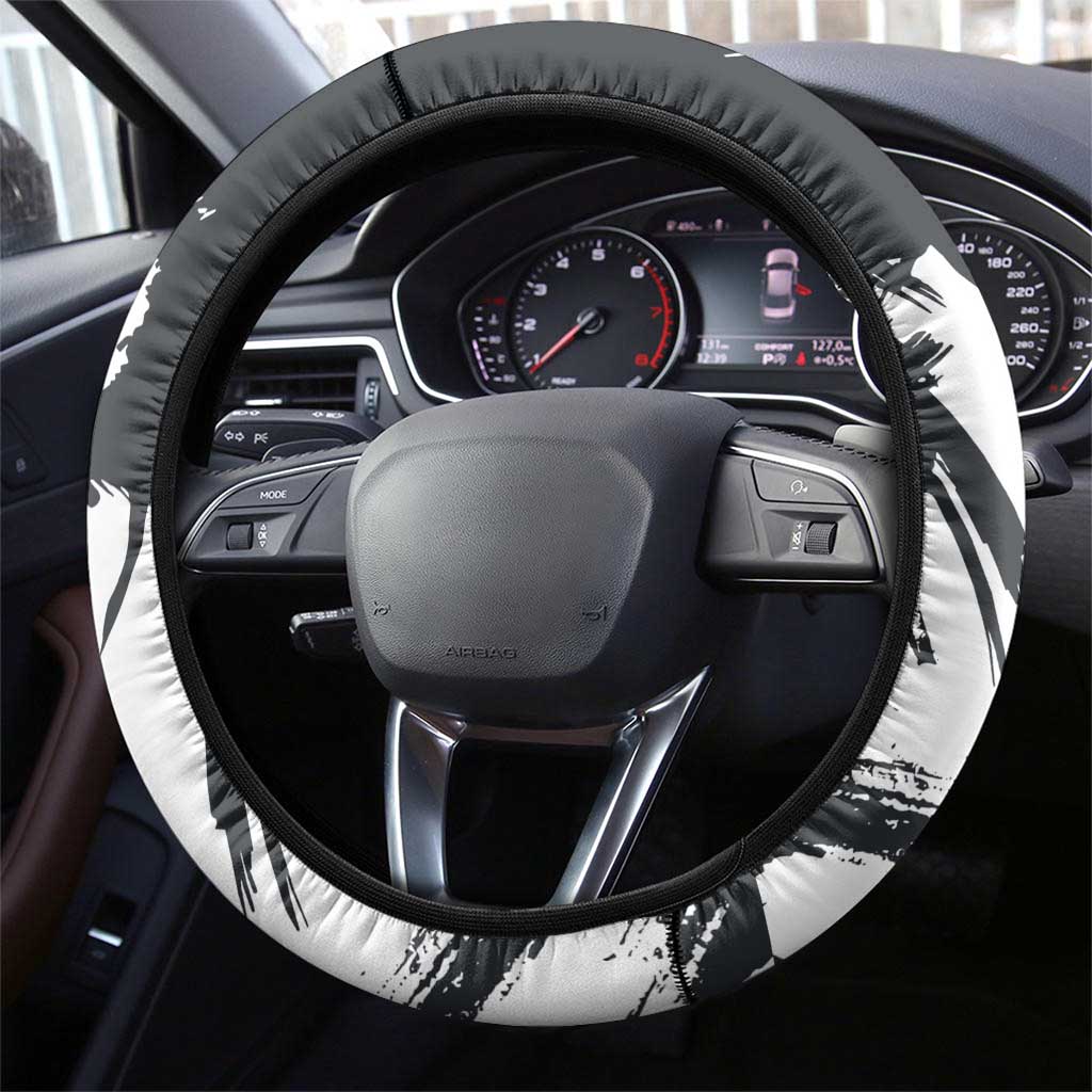 Bartholomew Kuma One Piece Steering Wheel Cover Revolutionary Ink Wash Anime
