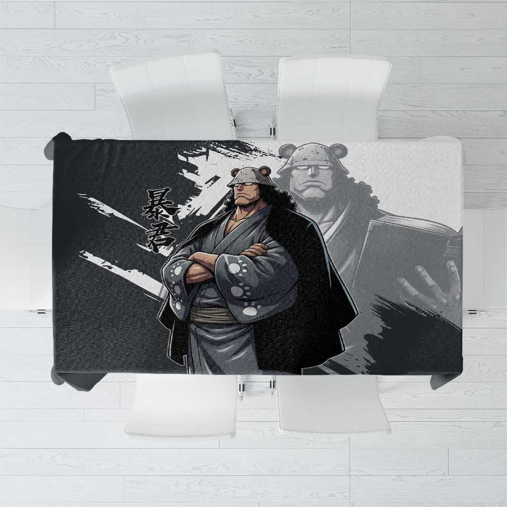 Bartholomew Kuma One Piece Tablecloth Revolutionary Ink Wash Anime