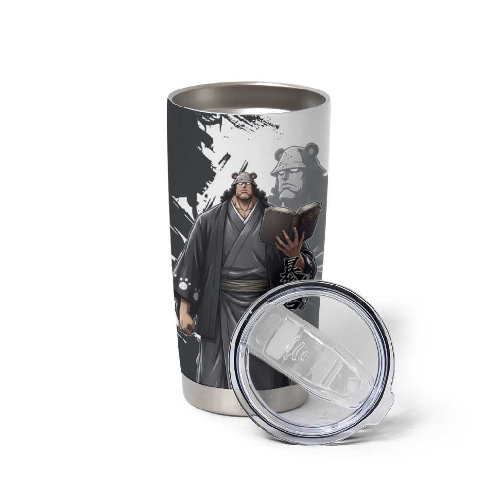 Bartholomew Kuma One Piece Tumbler Cup Revolutionary Ink Wash Anime