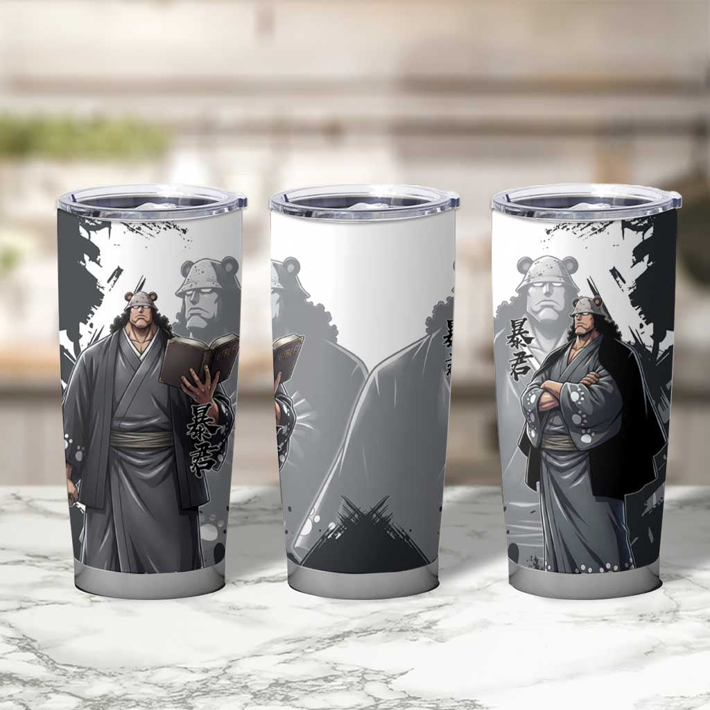 Bartholomew Kuma One Piece Tumbler Cup Revolutionary Ink Wash Anime