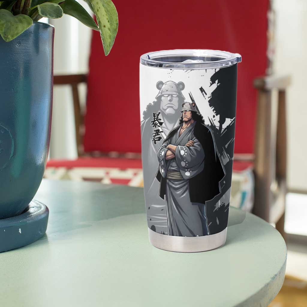 Bartholomew Kuma One Piece Tumbler Cup Revolutionary Ink Wash Anime