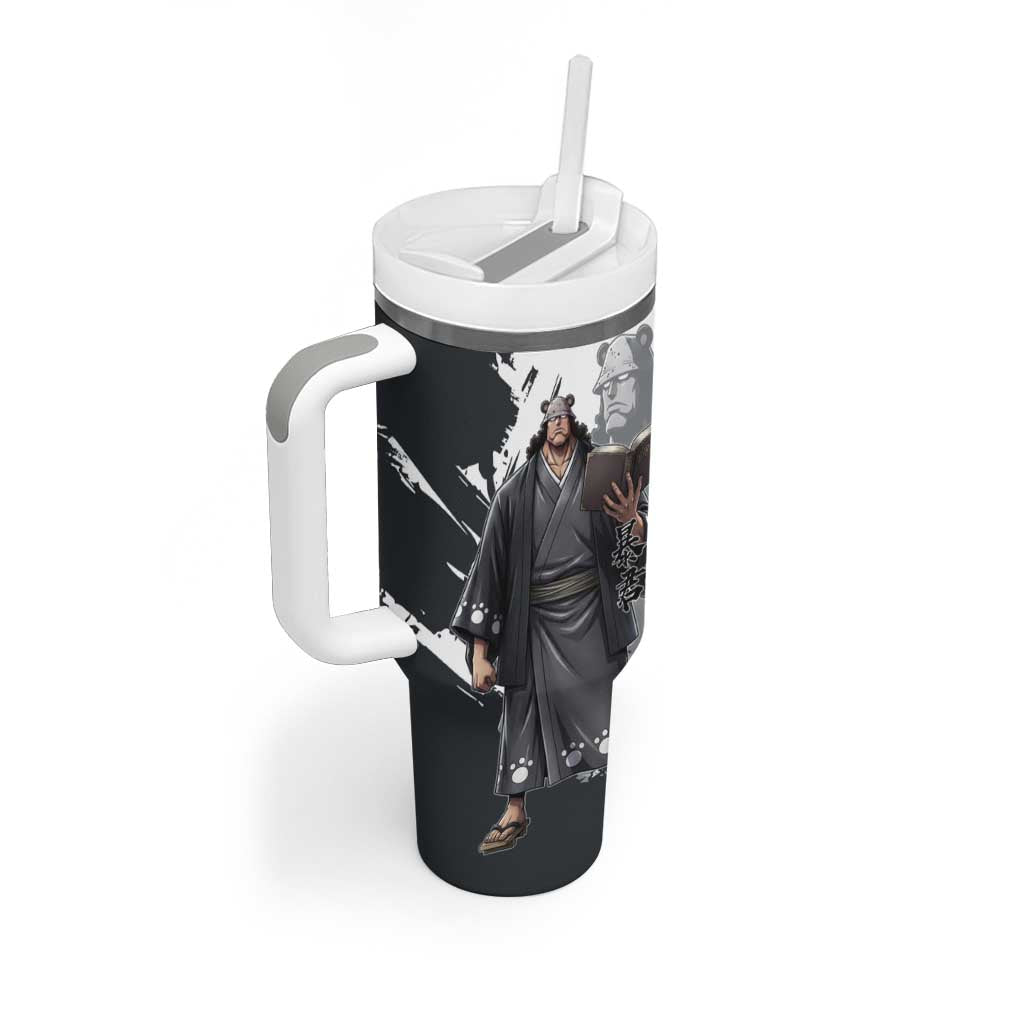 Bartholomew Kuma One Piece Tumbler With Handle Revolutionary Ink Wash Anime
