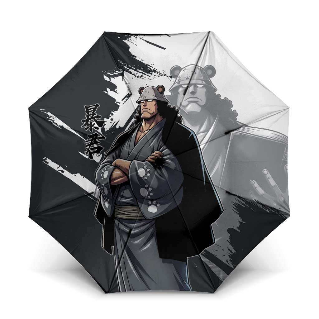 Bartholomew Kuma One Piece Umbrella Revolutionary Ink Wash Anime