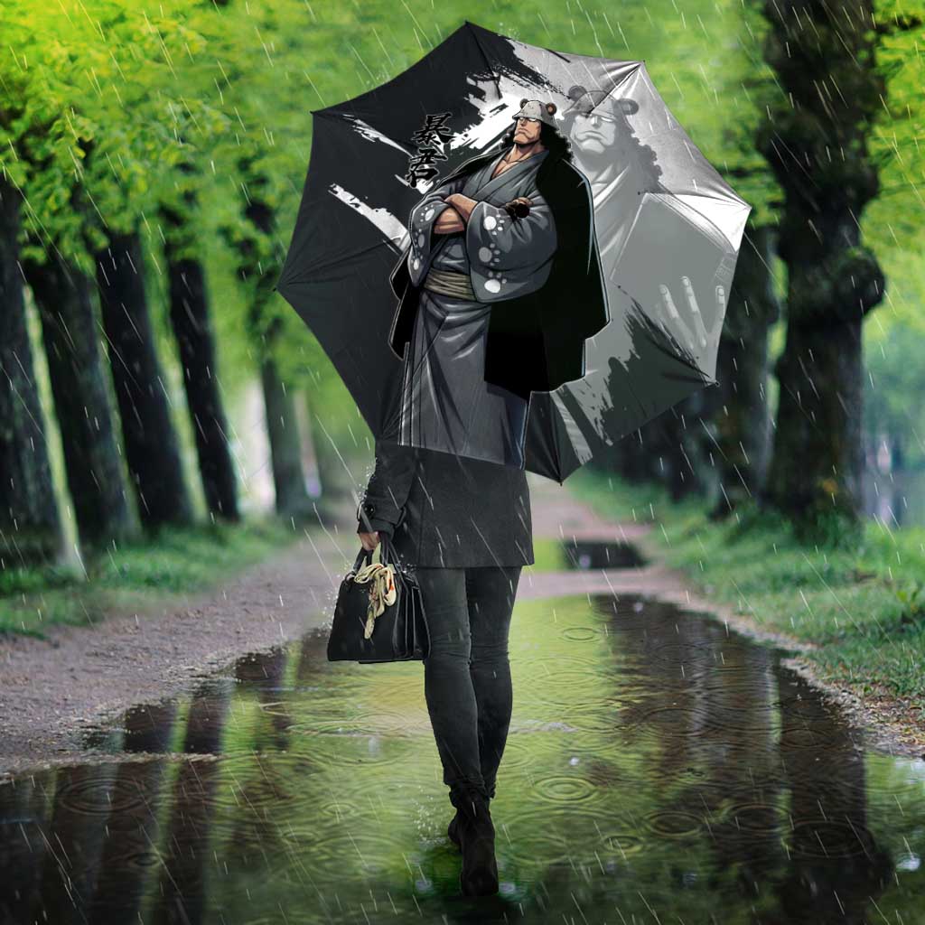 Bartholomew Kuma One Piece Umbrella Revolutionary Ink Wash Anime