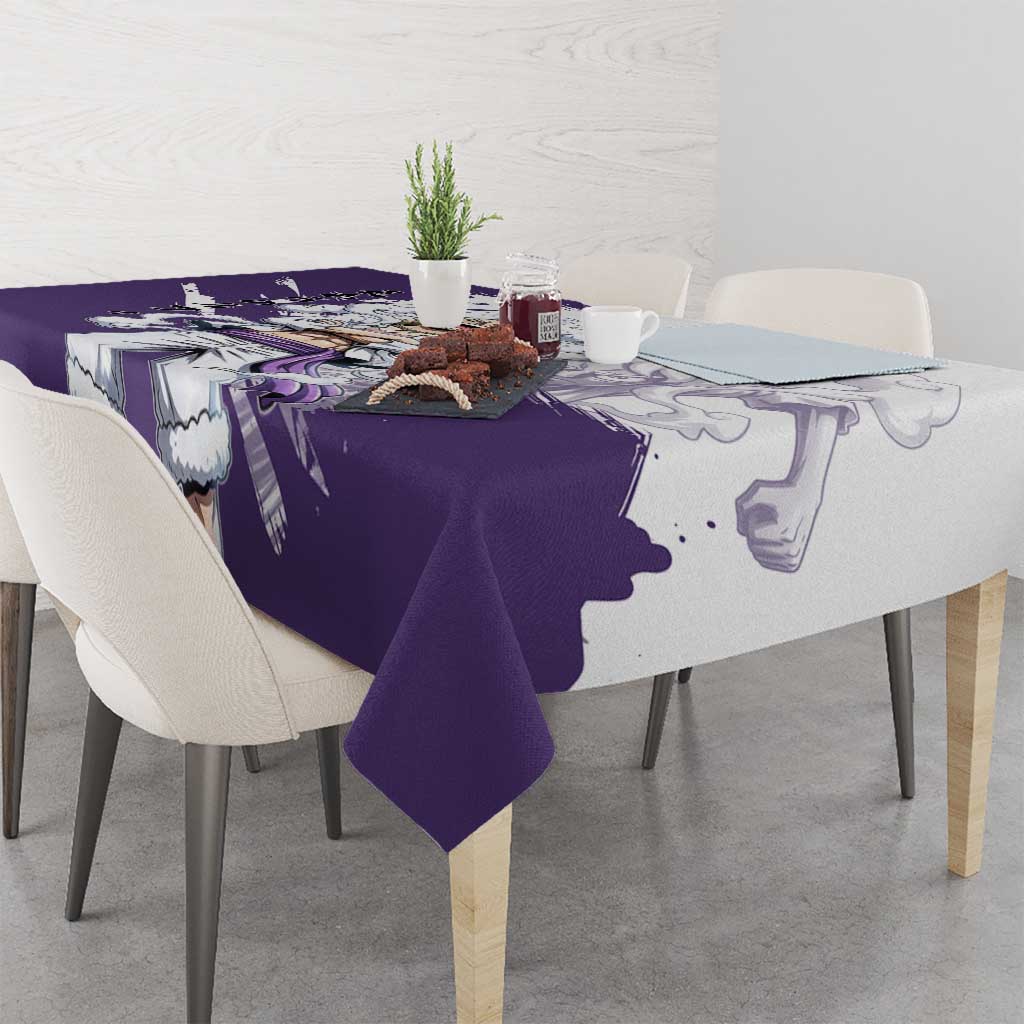 Luffy Gear 5 Anime Tablecloth One Piece Ink Splash Graphic