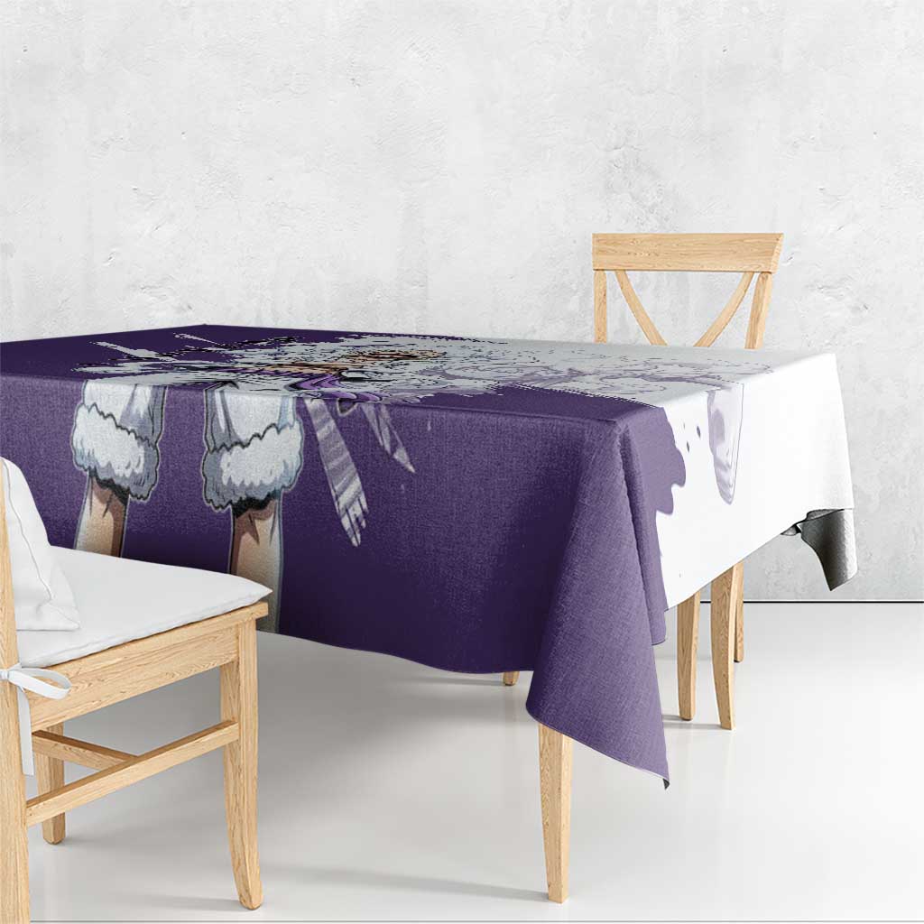 Luffy Gear 5 Anime Tablecloth One Piece Ink Splash Graphic